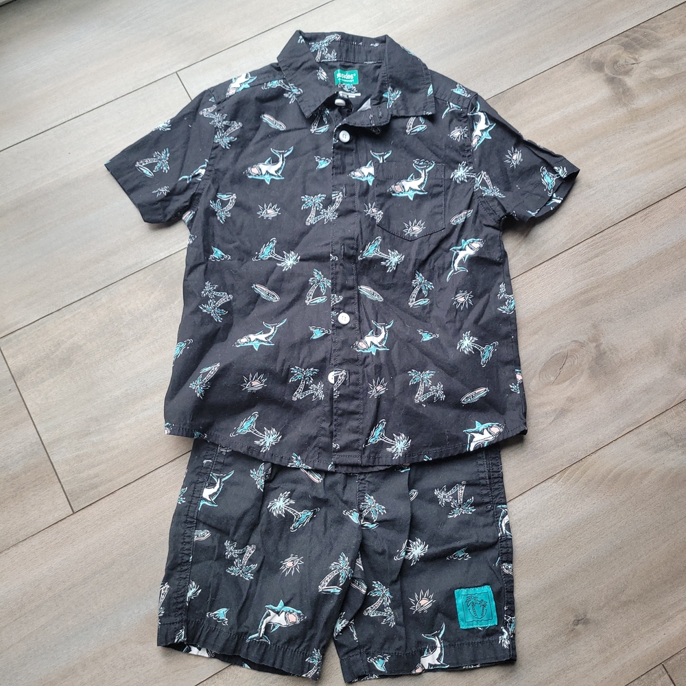 Kids 2 Piece Shark Outfit
